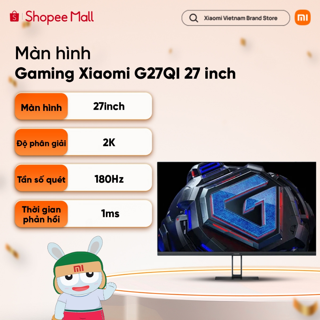 Ảnh Màn hình máy tính Xiaomi Gaming Monitor 27 inch G27Qi/ G27Qi Pro/ A27Qi 2