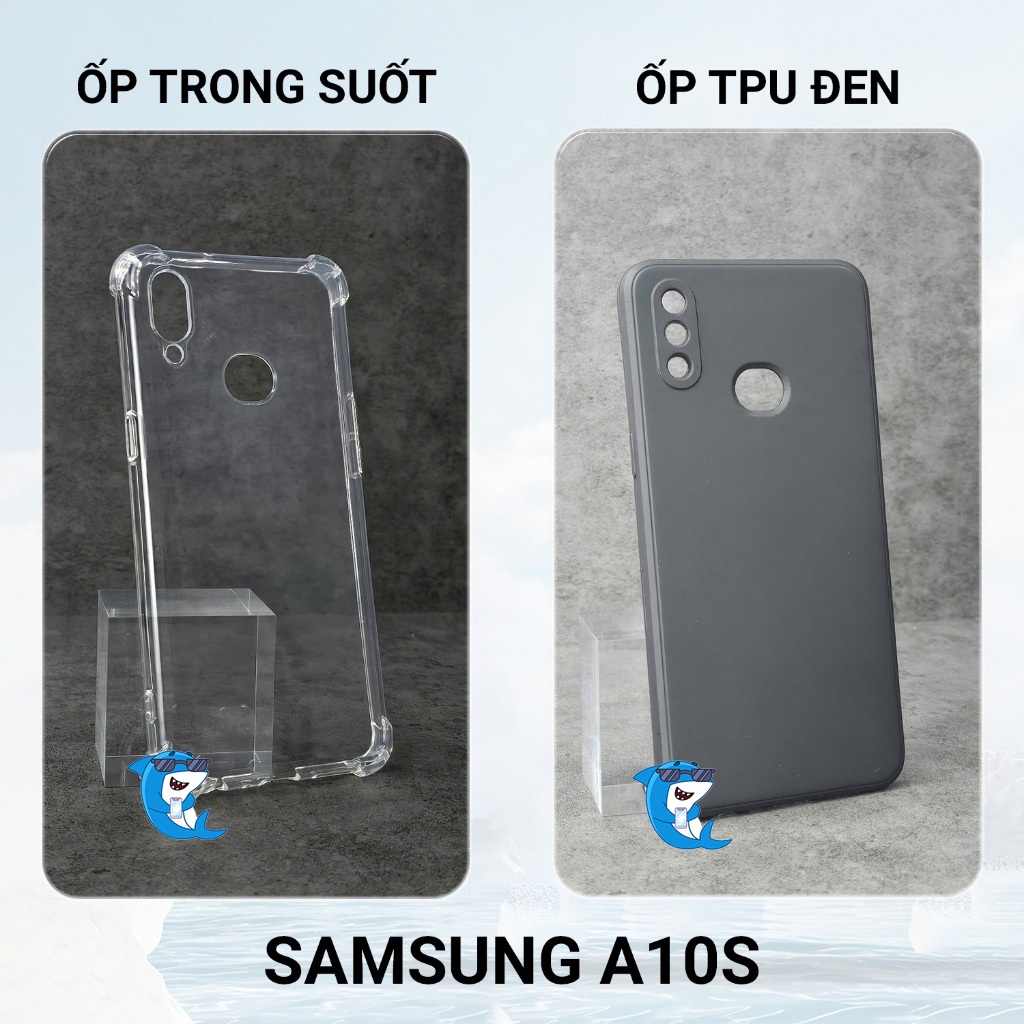 Ốp lưng Samsung A10s, A10 cạnh vuông bảo vệ cam nhựa dẻo Vỏ bao lưng điện thoại ss bibi