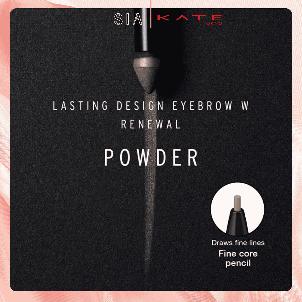Bút chì kẻ lông mày 2 đầu Kate Lasting Design Eyebrow W mày đẹp tự nhiên, lâu trôi – TiemDepSia
