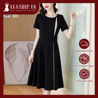 Đầm Đen Nữ Mùa Hè Khí Chất Phong Cách Pháp VH63