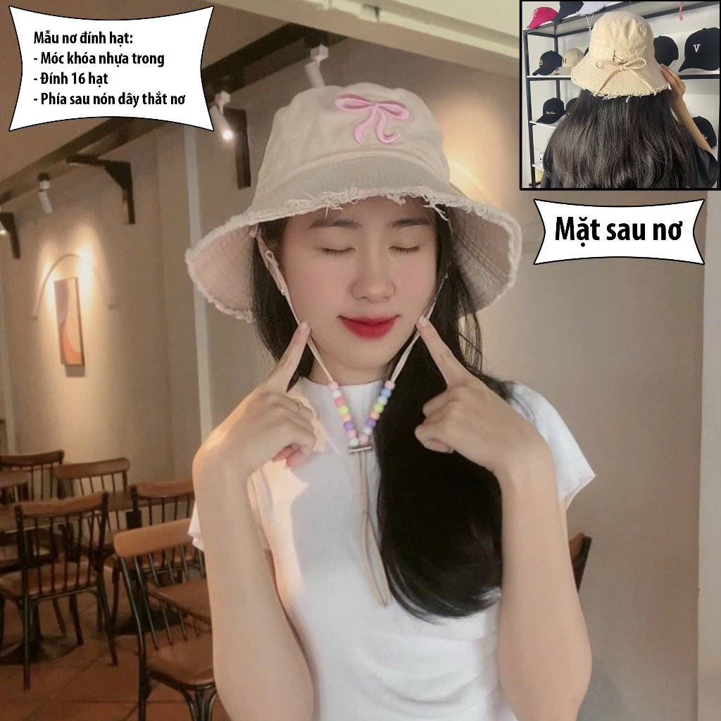 Nón Bucket tua rua Trơn, mũ tai bèo rộng vành chống nắng nam nữ thể thao thời trang Hàn Quốc