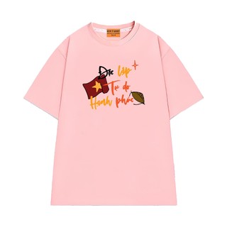 Áo Thun NGỐ TEE Độc Lập Tự Do Hạnh Phúc Cờ Viêt Nam Nón Lá Chất Vải Cotton 75 Thoáng Mát Mềm Mịn