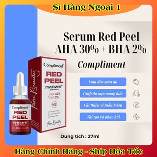 Serum Red Peel Compliment AHA 30% + BHA 2% cải thiện làn da, se khít chân lông 27ml của Nga