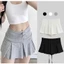 CHÂN VÁY XÒE XẾP LY CẠP CAO VẢI THUN GÂN HÀN QUỐC CAO CẤP