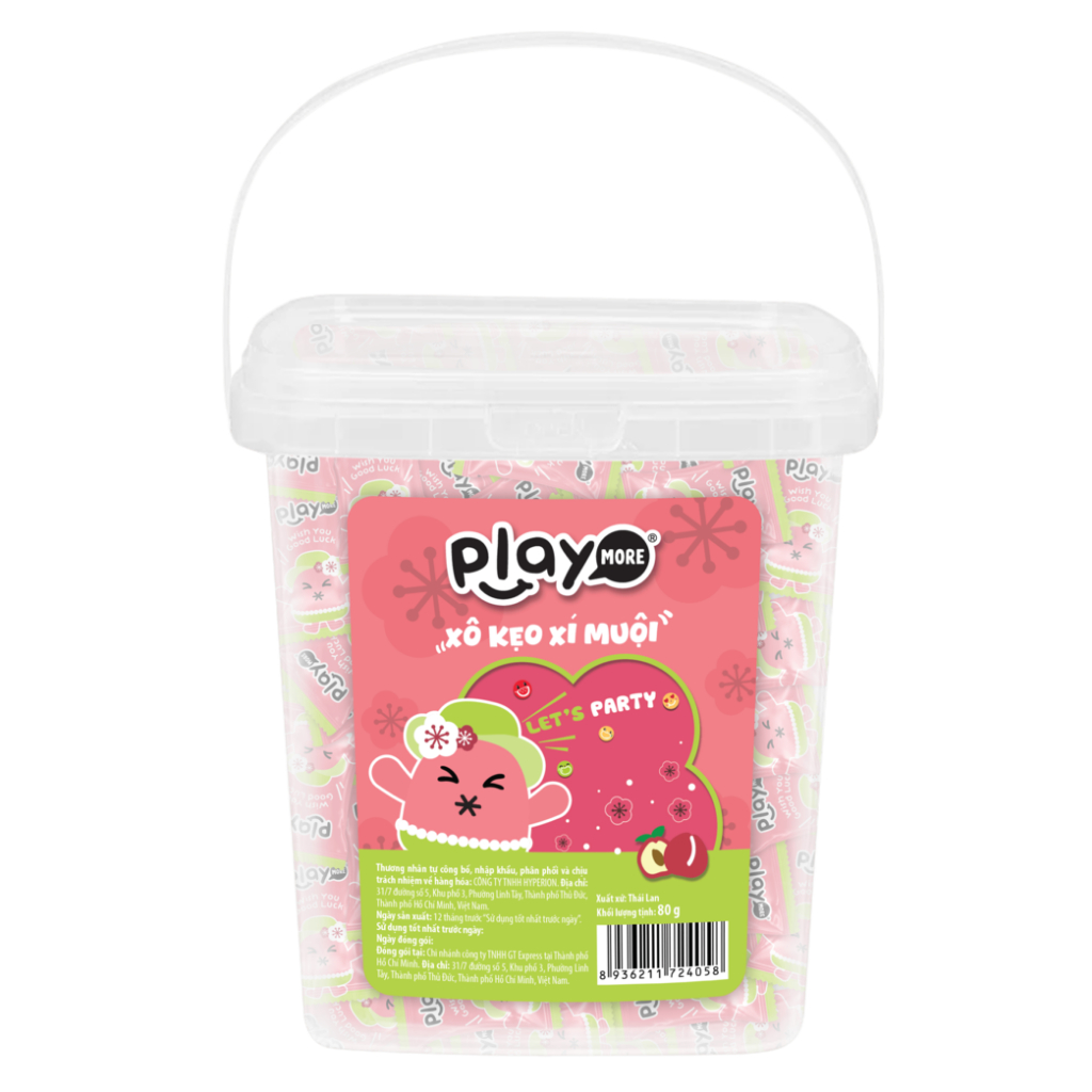 Ảnh Kẹo the kẹo ngậm trái cây Playmore không đường mix 5 hương vị 1