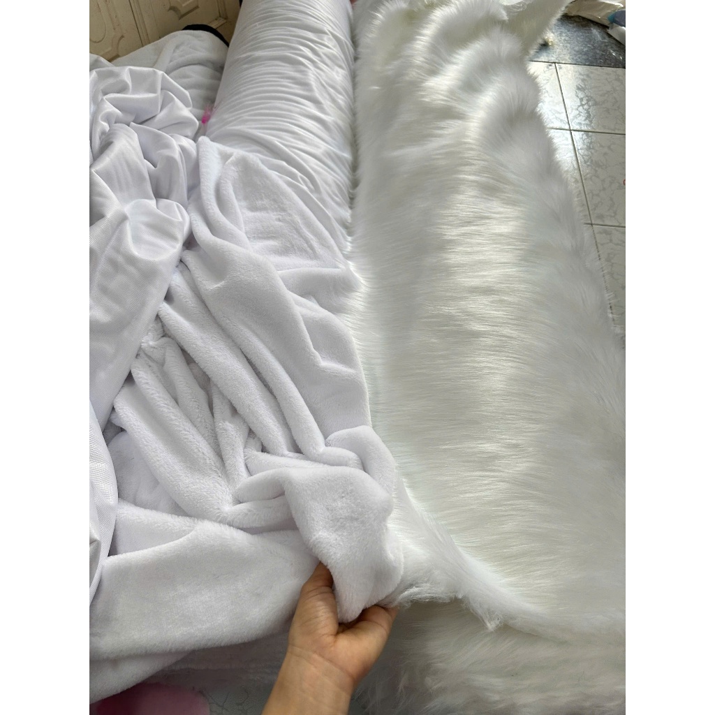 Thảm lông lót tủ điện thoại , thảm lông trải tủ điện thoại , thảm lông trải bàn trang điểm