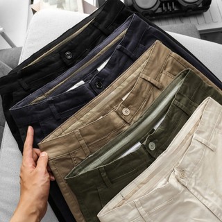 Quần Dài Kaki Nam Slim Fit Cao Cấp, Chất Vải Cotton Co Giãn Nhẹ, Thoáng Khí, Đứng Form - OCT LABEL