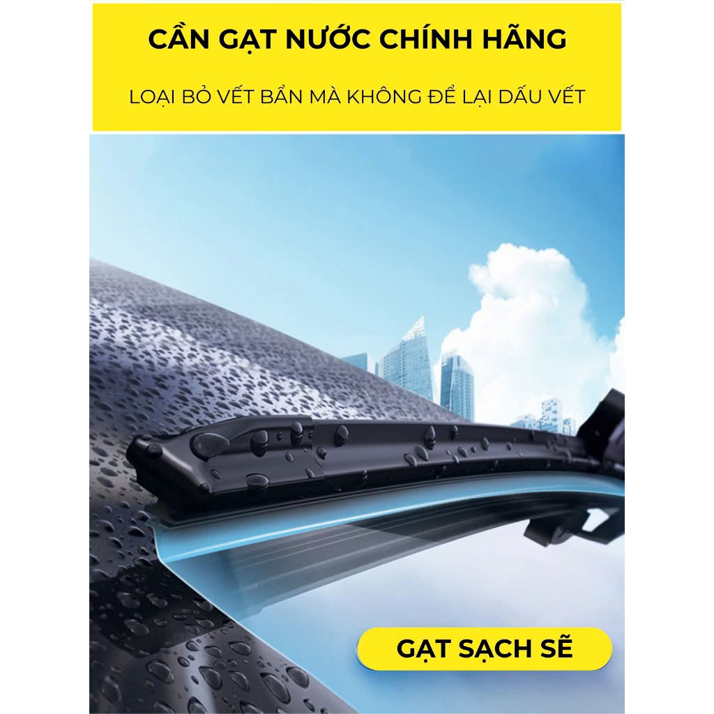 Gạt mưa xe Kia Morning /Picanto 2009 - 2023 gạt mềm không xương  (Giá 1 đôi)