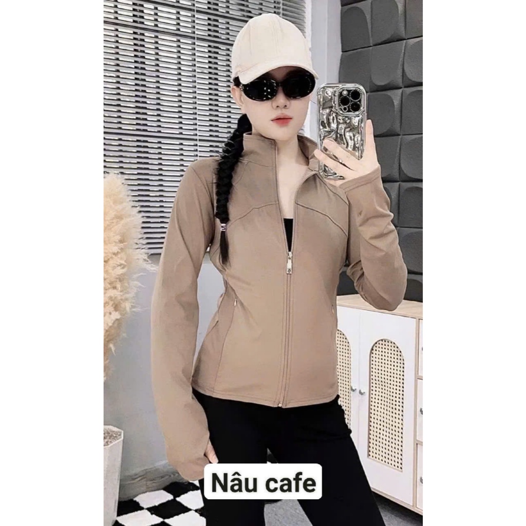 [NEW] Áo Khoác Thun GYM Cổ Trụ Mới Dễ Mặc Thể Thao