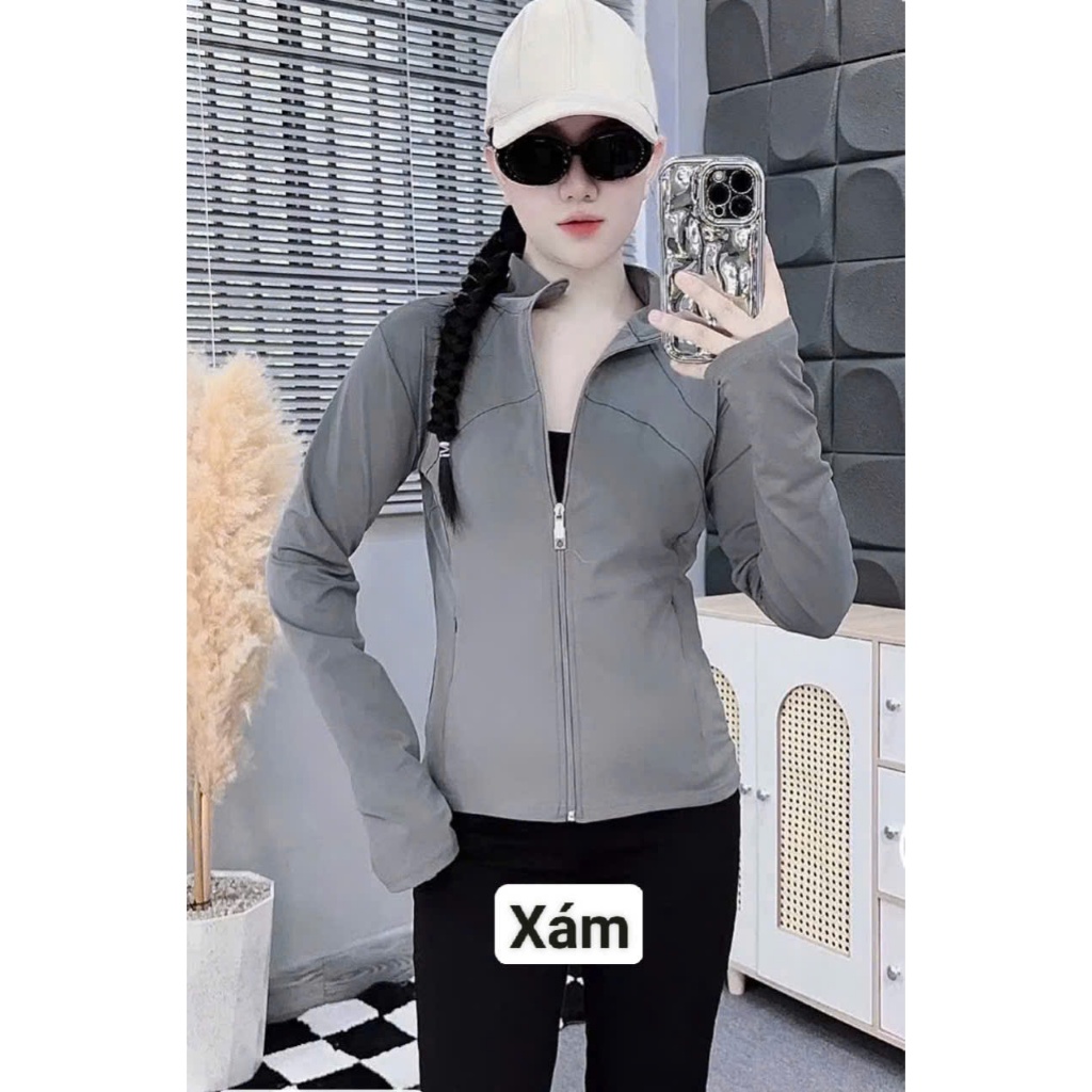 Áo Khoác CỔ CAO Thun Lạnh Fym Có Nhiều Màu Form Ôm CÓ 4 TÚI Mới