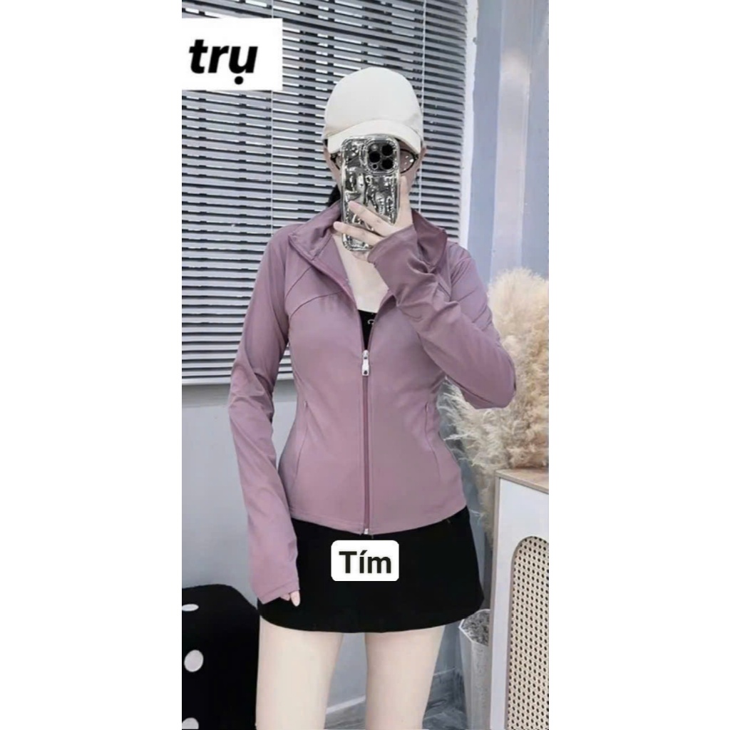[NEW] Áo Khoác Thun GYM Cổ Trụ Mới Dễ Mặc Thể Thao