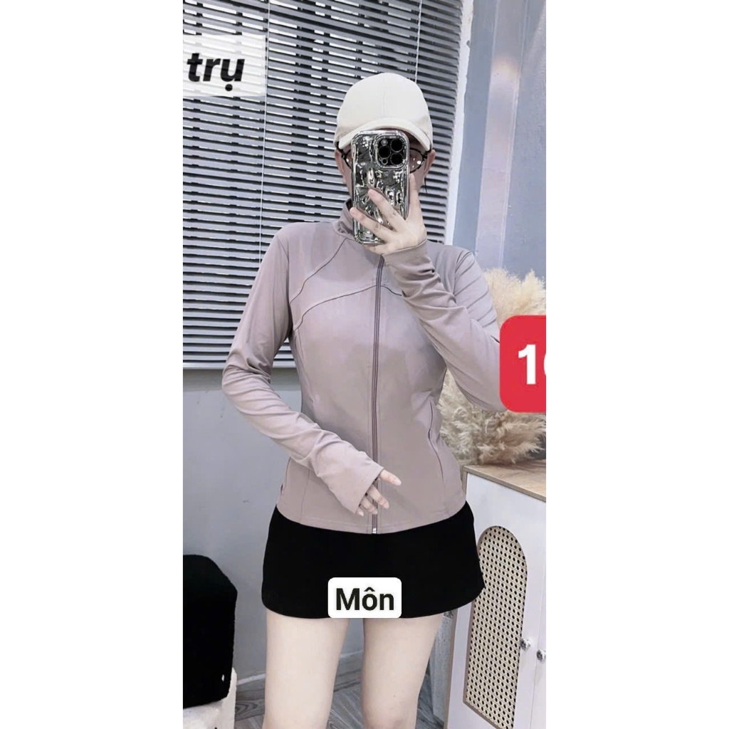 [NEW] Áo Khoác Thun GYM Cổ Trụ Mới Dễ Mặc Thể Thao