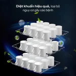 Tủ tiệt trùng sấy chén bát khử khuẩn 220L FUJIHOME, tủ khử trùng bát đĩa, tiệt trùng UV dụng cụ nhà bếp  nhà hàng — ảnh 6