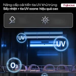 Tủ tiệt trùng sấy chén bát khử khuẩn 220L FUJIHOME, tủ khử trùng bát đĩa, tiệt trùng UV dụng cụ nhà bếp  nhà hàng — ảnh 5