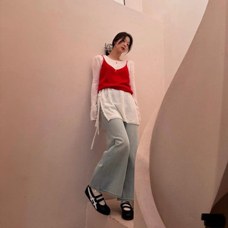 Giày búp bê đế bệt mùa hè bigsize nữ Onit ballet màu đen kẻ trắng, sneaket thời trang giày lười , slip on êm nhẹ cao cấp