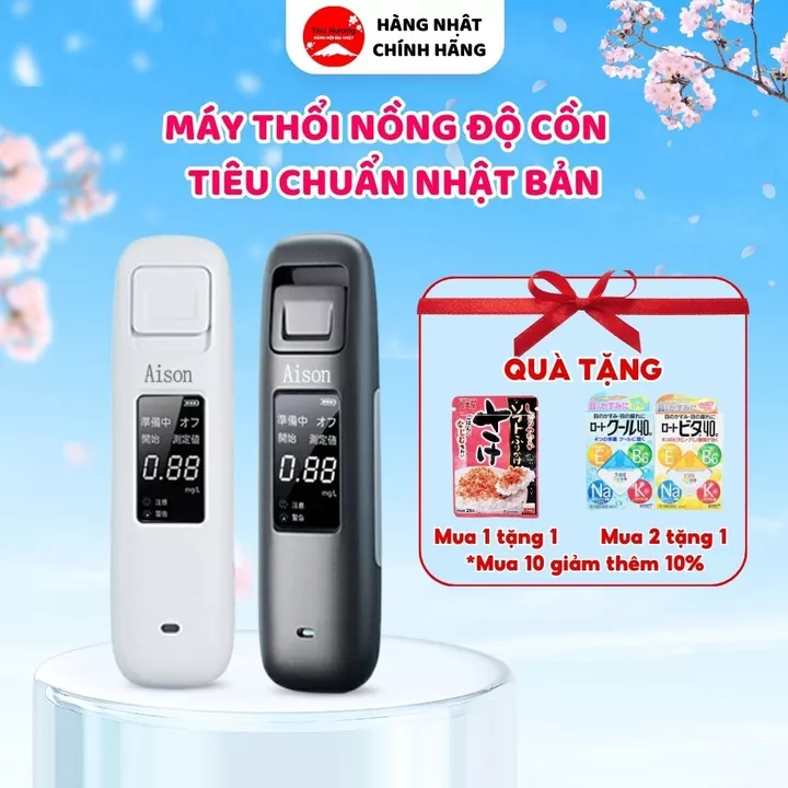 Máy Thổi Nồng Độ Cồn Di Động Nhỏ Gọn Cho Kết Quả Nhanh Chóng(Hàng Nhật Sách Tay)số lượng có hạn