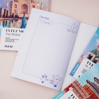 Tập Học Sinh Miền Nam B5 CLASSMATE Vở 4 Ly Ngang 70gsm Bìa Travel Giấy Mịn 200 Trang Vở Cho Bé Cấp 1 NB5-20-0308S
