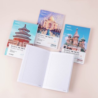 Tập Học Sinh Miền Nam B5 CLASSMATE Vở 4 Ly Ngang 70gsm Bìa Travel Giấy Mịn 200 Trang Vở Cho Bé Cấp 1 NB5-20-0308S