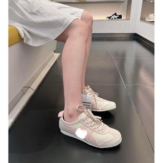 Giày thể thao búp bê mùa hè đế bệt Onit_suka màu hồng trắng dễ thương , sneaker thời trang cao cấp cổ thấp êm nhẹ