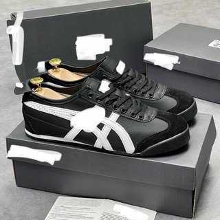 Giày thể thao bigsize nam nữ mùa hè cổ thấp Onit_suka Tiger màu đen êm nhẹ , sneaker thời trang cao cấp đế thấp