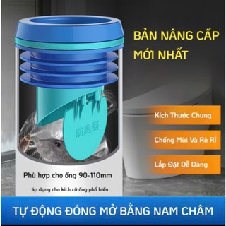 Nắp Chặn Mùi Hôi Cống Bồn Cầu Toilet nhà tắm ngăn mùi thoát sàn chống trào ngược nước thải