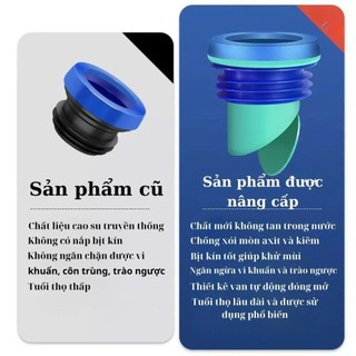 Nắp Chặn Mùi Hôi Cống Bồn Cầu Toilet nhà tắm ngăn mùi thoát sàn chống trào ngược nước thải