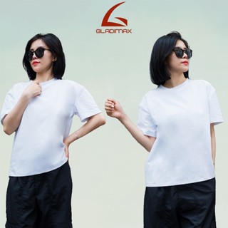 Áo Thun Trơn GLADIMAX Form Boxy Cotton 230 GSM Cao Cấp Cổ Tròn T157