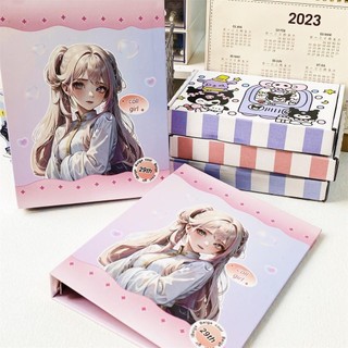 Sổ Đựng Card Còng A5 Binder Đựng Ảnh Idol Hình Cô Gái Hoạt Hình Dễ Thương Timo VPBL26
