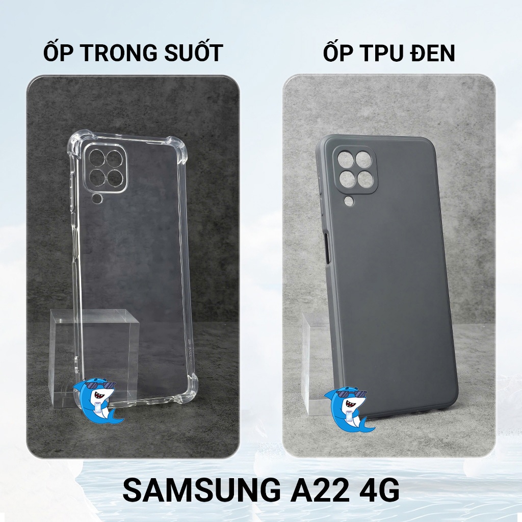 Ốp lưng Samsung A12, A22, M32 4G 5G bảo vệ cam điện thoại toàn diện cạnh vuông nhựa dẻo tpu bibi