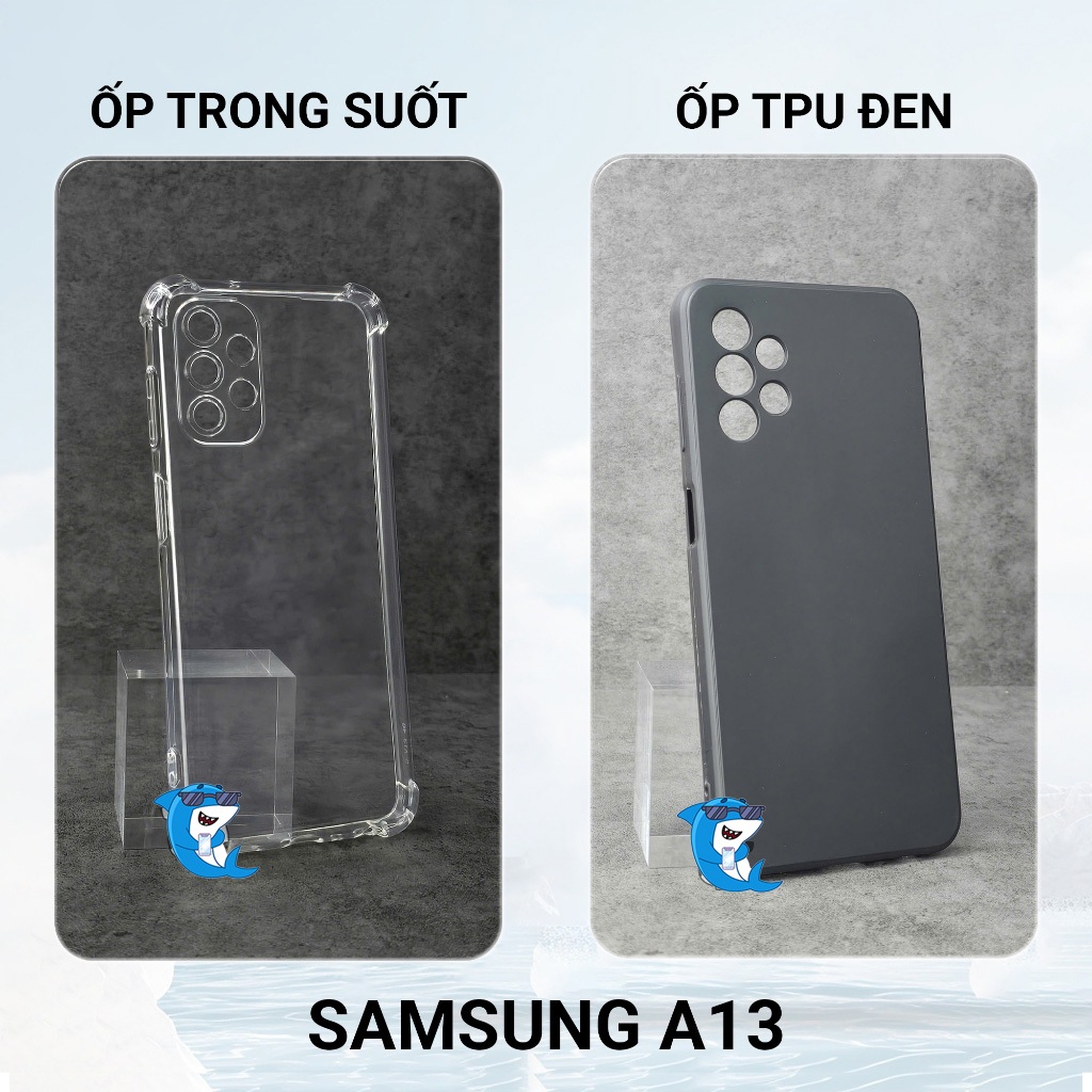 Ốp lưng Samsung A13, A23 bảo vệ cam điện thoại toàn diện cạnh vuông nhựa dẻo tpu bibi