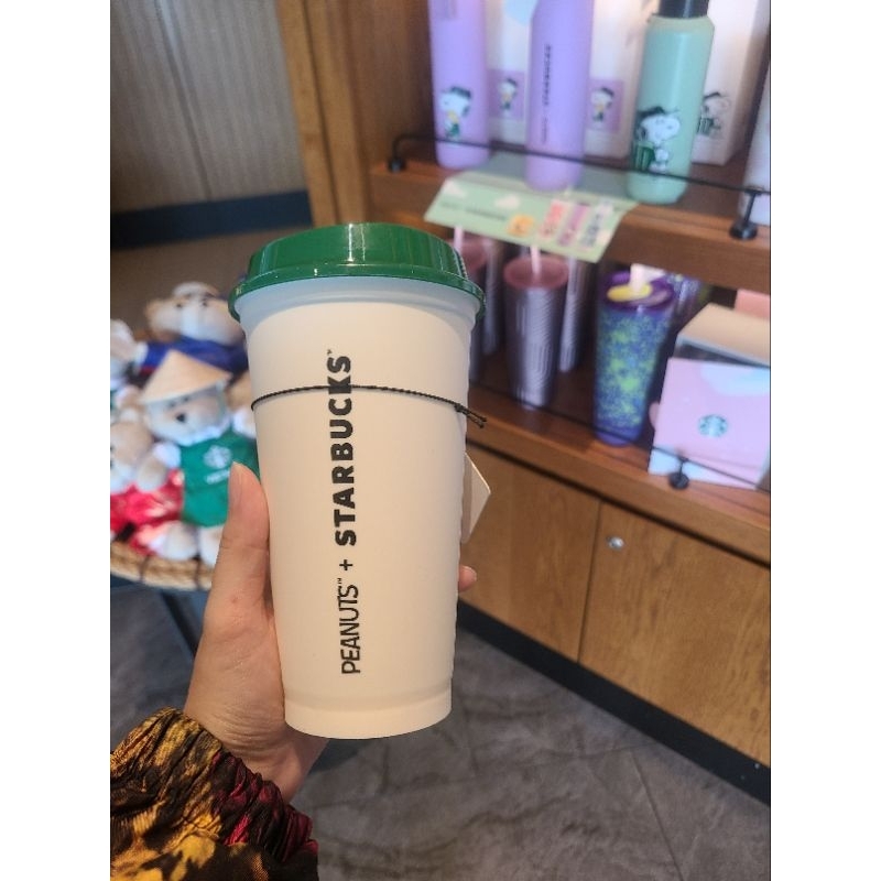 Ly reusable Peanut Starbucks cup | BigBuy360 - bigbuy360.vn
