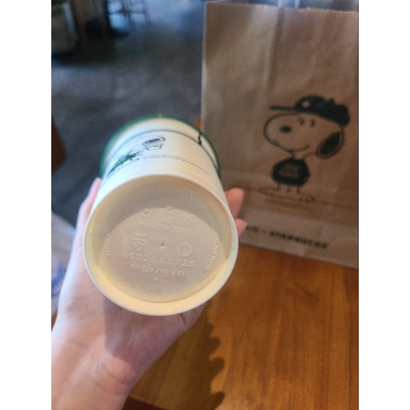 Ly reusable Peanut Starbucks cup | BigBuy360 - bigbuy360.vn