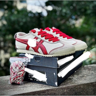 Giày thể thao bigsize nam nữ rắn đỏ hottrend hè 2025 Onit_suka tige_r  màu trắng đỏ cổ thấp êm nhẹ, sneaker thời trang