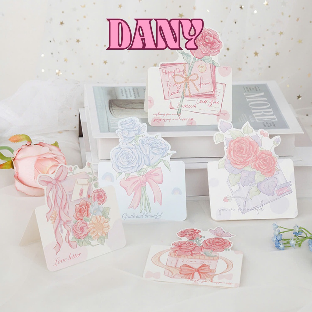 HC0011 DANY (MÃ 16) COMBO 10/20 THIỆP CHÚC MỪNG NGÀY LỄ TÌNH NHÂN VALENTINE, HOẠ TIẾT BÓ HOA