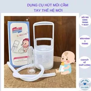 Dụng cụ hút mũi cầm tay thế hệ mới, lực hút mạnh, êm, an toàn cho bé
