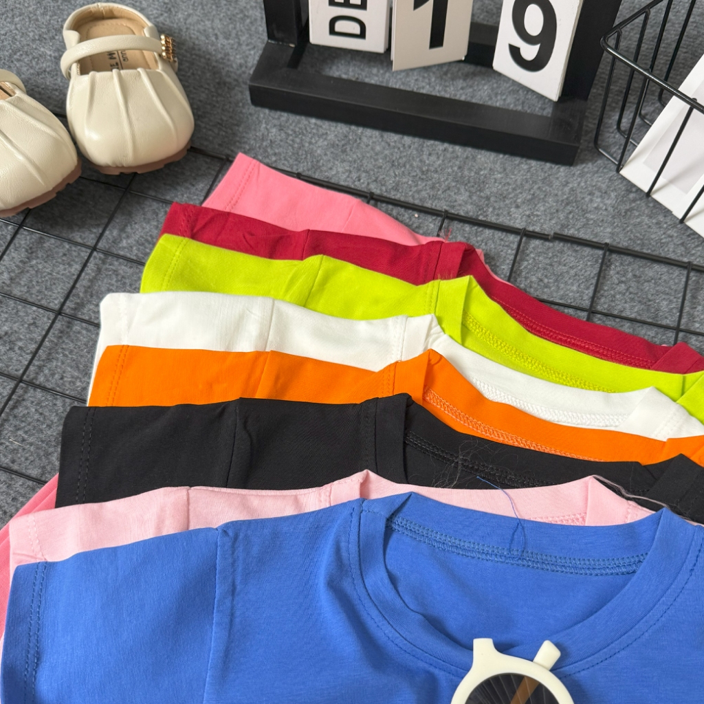 Ảnh Áo Thun Bé Gái Bé Trai Kiểu Dáng Basic Cotton Mềm, Mát Chất Lượng Cao BabyBoo - PiBo-CTCT 2