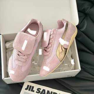 Giày thể thao thời trang bigsize nữ mùa hè cổ thấp PM màu hồng pink cao cấp êm nhẹ , sneaker big size nữ hottrend