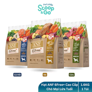 Thức Ăn Hạt ANF 6Free+ Hữu Cơ Cao Cấp Cho Chó - Dog Dry Food All Stage