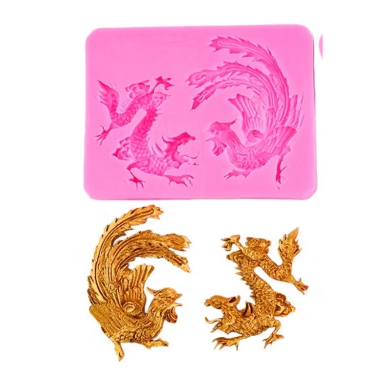 Khuôn siliocn hình rồng phụng