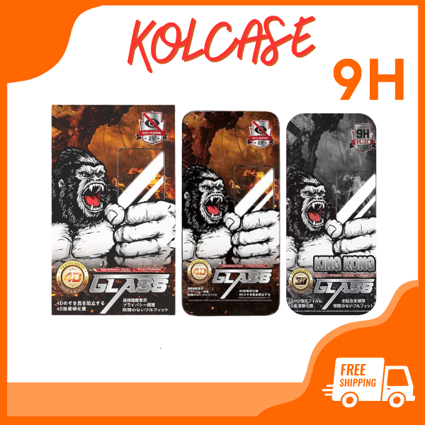Kính cường lực Kingkong Wekome KK-85 chống nhìn trộm/ trong suốt full màn cho iphone 11 12 13 14 15 16 Pro Promax