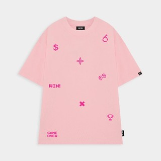 Áo Thun Local Brand Unisex LUCID GameOver Nam Nữ Tay Lỡ From Rộng Chất Cotton
