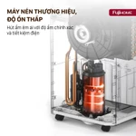 Máy hút ẩm 60L/ngày bằng máy nén lọc không khí UV FUJIHOME kết nối Wifi Nhập Khẩu 120m2, công nghiệp phòng ngủ đa năng — ảnh 6