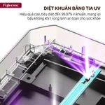 Máy hút ẩm 60L/ngày bằng máy nén lọc không khí UV FUJIHOME kết nối Wifi Nhập Khẩu 120m2, công nghiệp phòng ngủ đa năng — ảnh 3