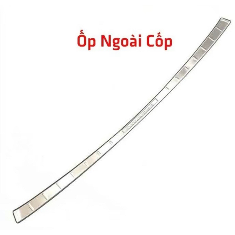 Ốp chống trầy cốp trong và ngoài xe Mitsubishi Xpander 2018-2025 Inox hàng cao cấp