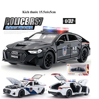 Mô hình xe cánh sát AUDI RS7 tỷ lệ 1:32