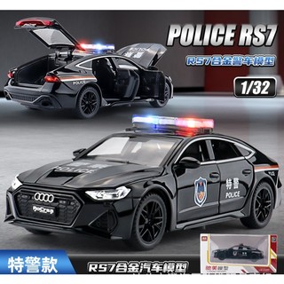 Mô hình xe cánh sát AUDI RS7 tỷ lệ 1:32