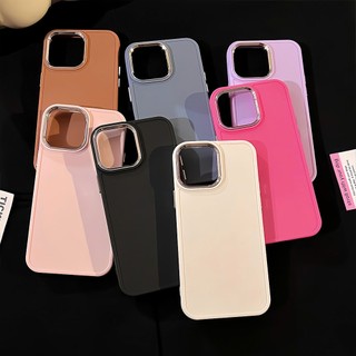Ốp Lưng iPhone Viền Camera Kim Loại Cao Cấp, Chống Sốc, Bảo Vệ Camera - iP 6/6s/7/8/Plus/X/XS/11/12/13/14/15/16/Pro/Max