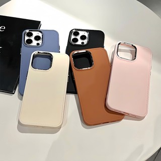 Ốp Lưng iPhone Viền Camera Kim Loại Cao Cấp, Chống Sốc, Bảo Vệ Camera - iP 6/6s/7/8/Plus/X/XS/11/12/13/14/15/16/Pro/Max