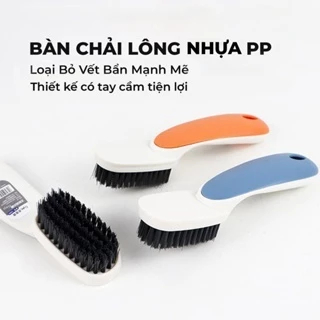 Bàn Chải Đánh Giày shoe brush Lông Nhựa PP Giúp Đánh Bay Các Vết Bẩn Ố Trên Dày Da Đồ da. Mẫu Mã Đẹp Tay Cầm Chắc Chắn