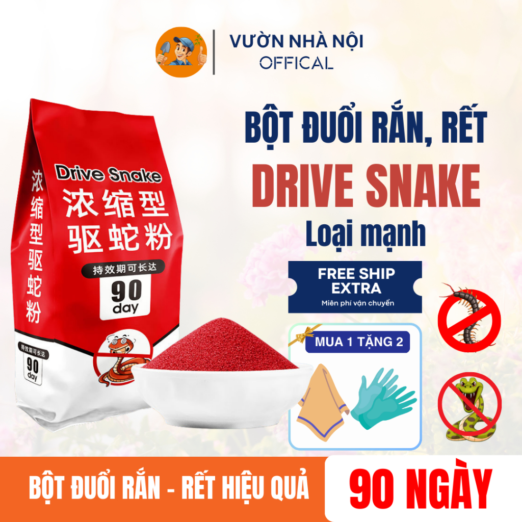 Bột đuổi rắn - Thuốc đuổi rắn DRIVE SNAKE - CỰC MẠNH - Hiệu Quả 90 Ngày ...
